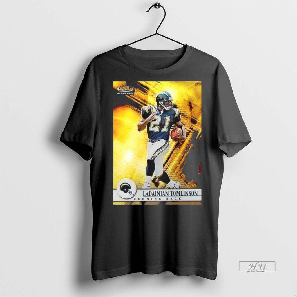 Officials Ladainian Tomlinson Running Back Rookie Card Tee Shirt Sweater