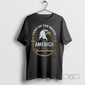 Officials Land Of The Brave America Founded On Freedom Since 1776 Logo T Shirt