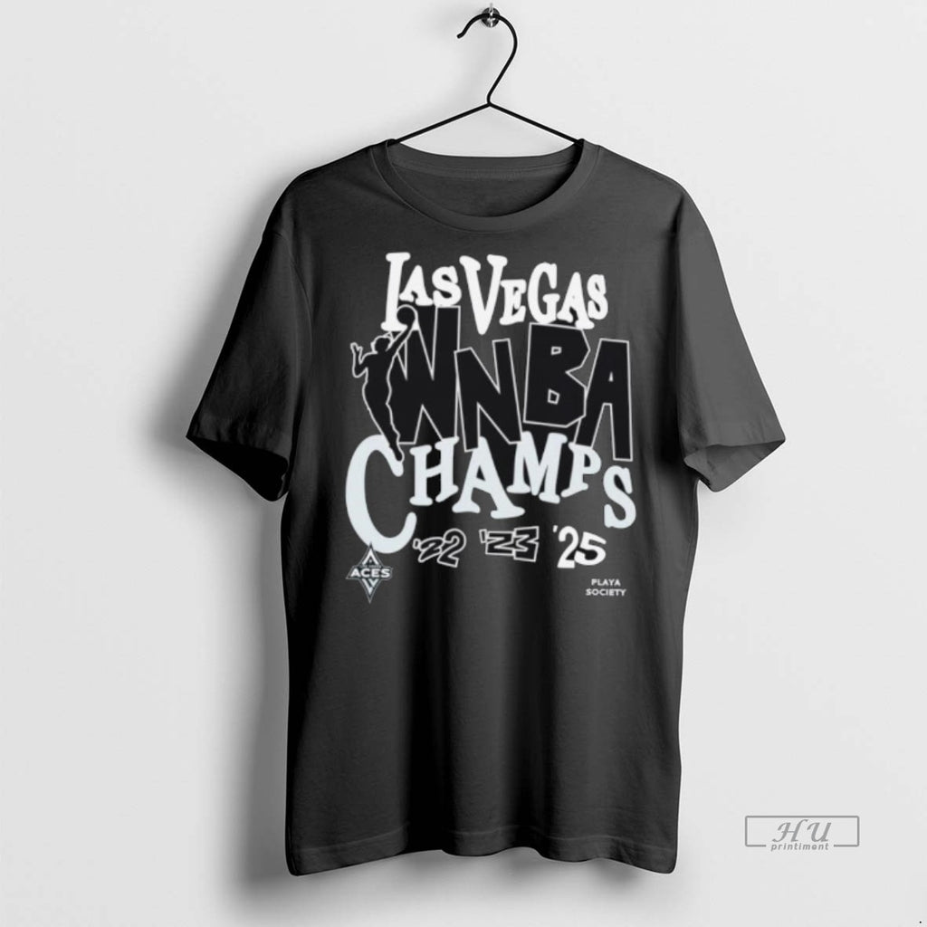 Officials Las Vegas Aces 2025 Wnba 3x Champs Tee Shirt Sweater
