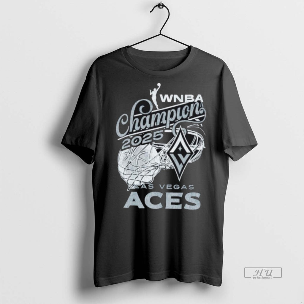 Officials Las Vegas Aces 2025 Wnba Champions Retro Tee Shirt Sweater