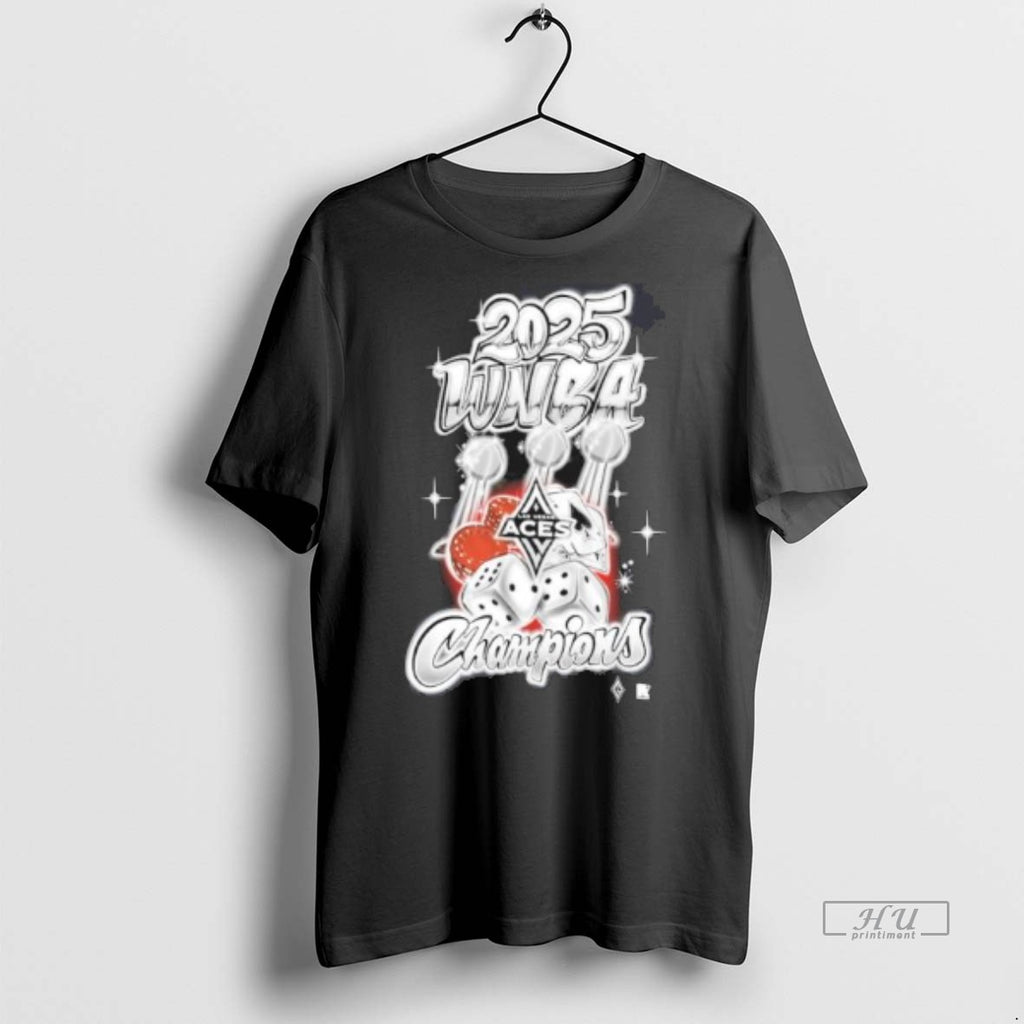 Officials Las Vegas Aces 2025 Wnba Finals Champions Graffiti Art Tee Shirt Sweater