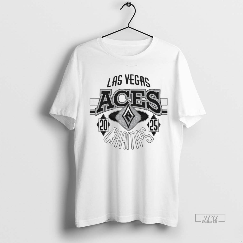 Officials Las Vegas Aces Basketball 2025 Wnba Champs Tee Shirt Sweater