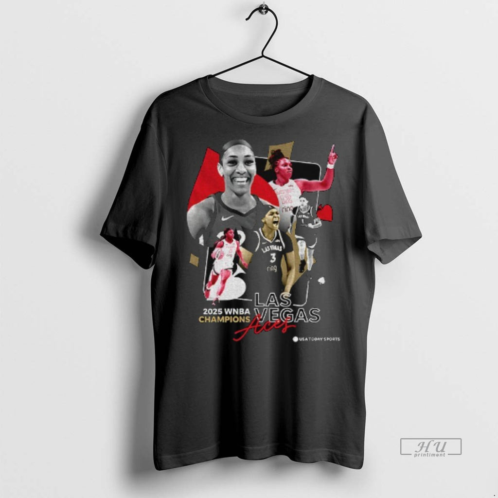 Officials Las Vegas Aces Basketball Wnba Champions 2025 Graphic Vintage Tee Shirt Sweater