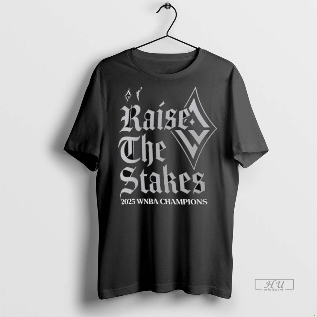 Officials Las Vegas Aces Raise The Stakes 2025 Wnba Finals Champions Hometown Long Sleve Tee