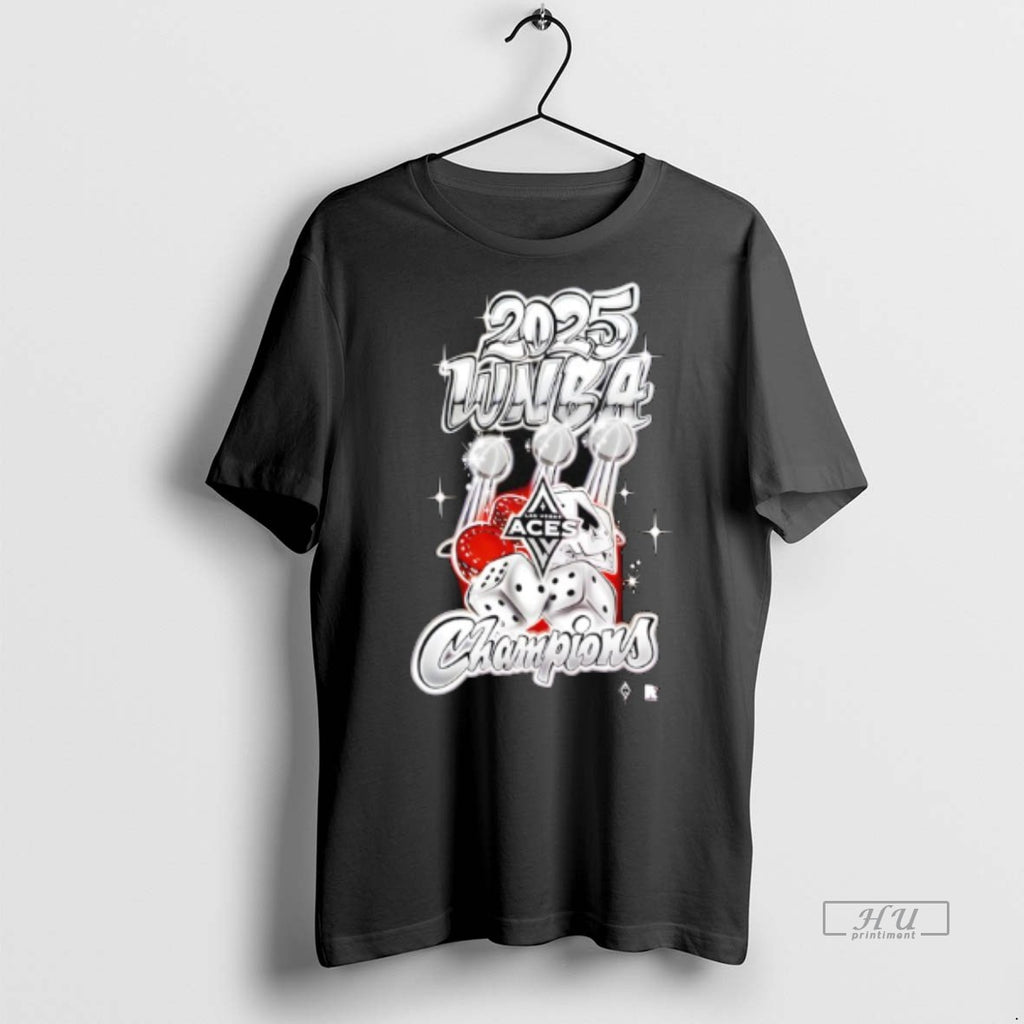 Officials Las Vegas Aces Round21 2025 Wnba Finals Champions Graffiti Art Tee Shirt Sweater