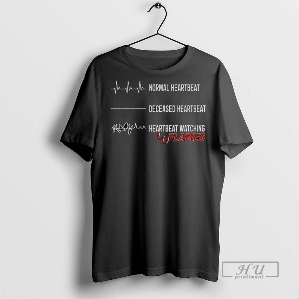Officials Liberty Flames Normal Heartbeat Deceased Heartbeat Heartbeat Watching T Shirts Sweatshirt Hoodies