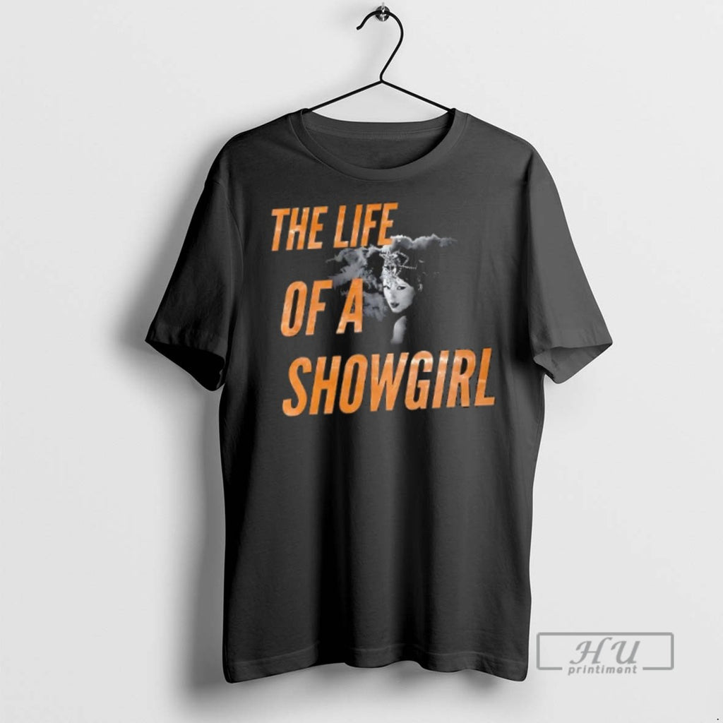 Officials Life Of Showgirl Feather Grunge T Shirt