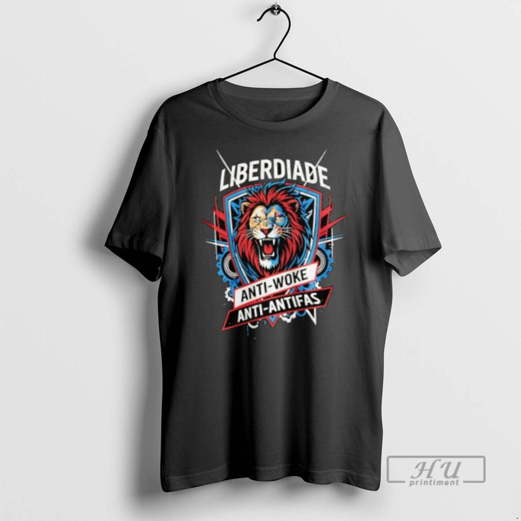 Officials Lion Liberdiage Anti Woke Anti Antifas T Shirt