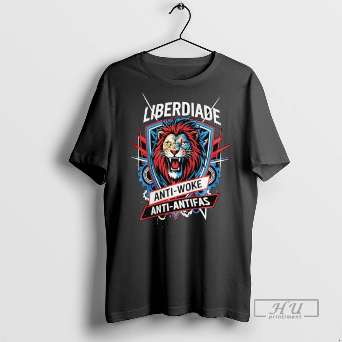 Officials Lion Liberdiage Anti Woke Anti Antifas Tee Shirt