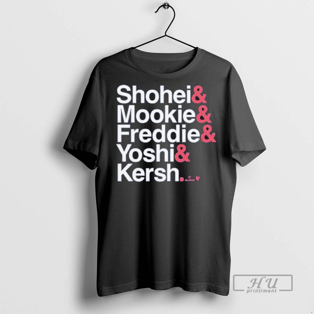 Officials Los Angeles Baseball Ampersand Stars T Shirts