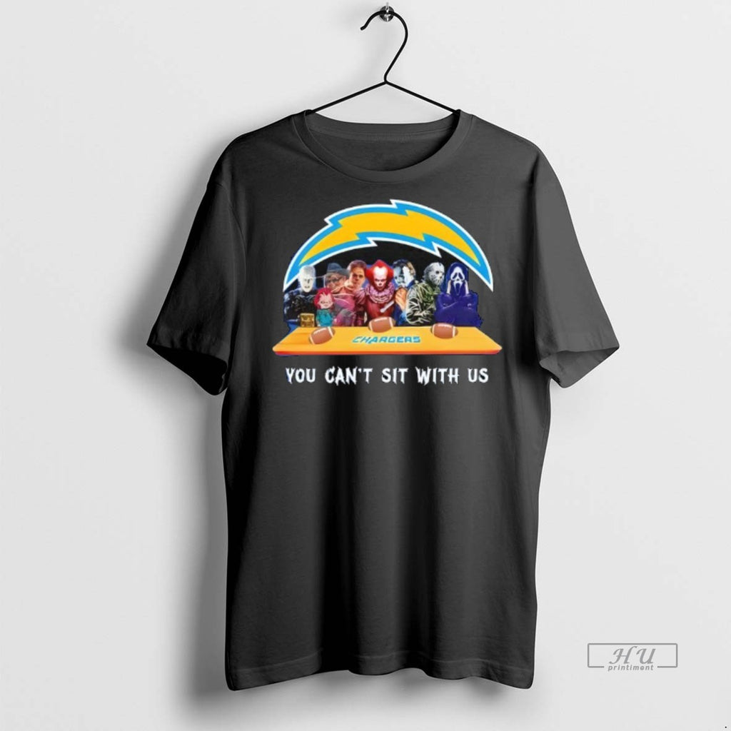 Officials Los Angeles Chargers Horror Movies Halloween You Cant Sit With Us Tee Shirt Sweater
