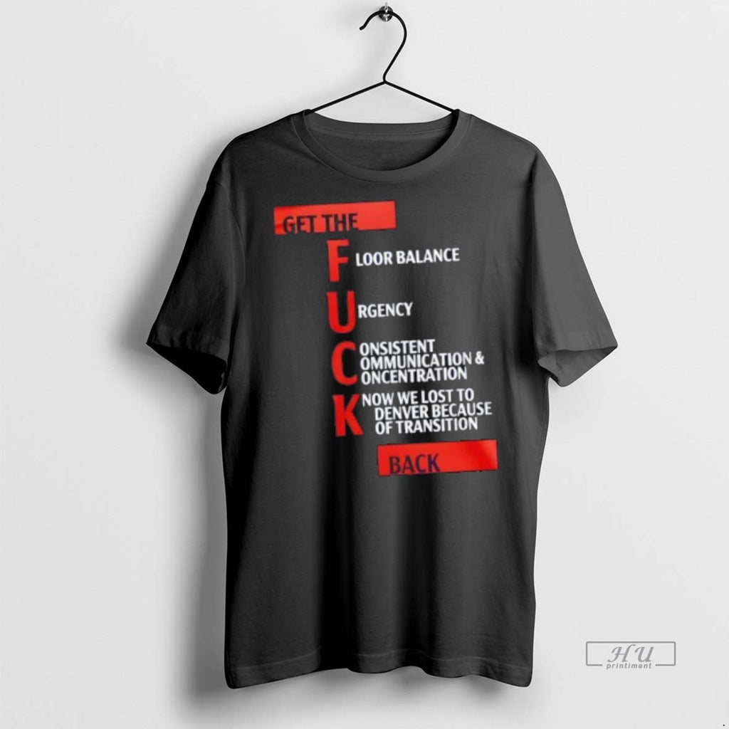 Officials Los Angeles Clippers Get The Fuck Back 2 Sided T Shirt Sweater