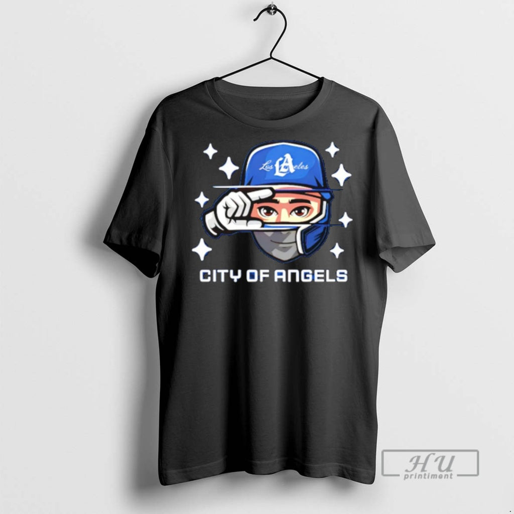 Officials Los Angeles Dodgers 2025 Celebration City Of Angels T Shirts