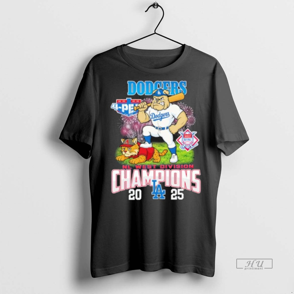 Officials Los Angeles Dodgers Defeat Arizona 2025 Nl West Division Champions T Shirt Sweater