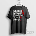 Officials Los Angeles Dodgers Baseball Shohei Mookie Freddie Yoshi Kersh Ampersand Stars T Shirt