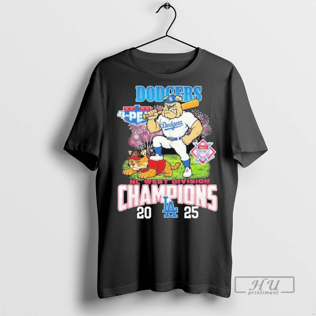 Officials Los Angeles Dodgers Vs Arizona Diamondbacks 2025 Nl West Division Champions Mascots