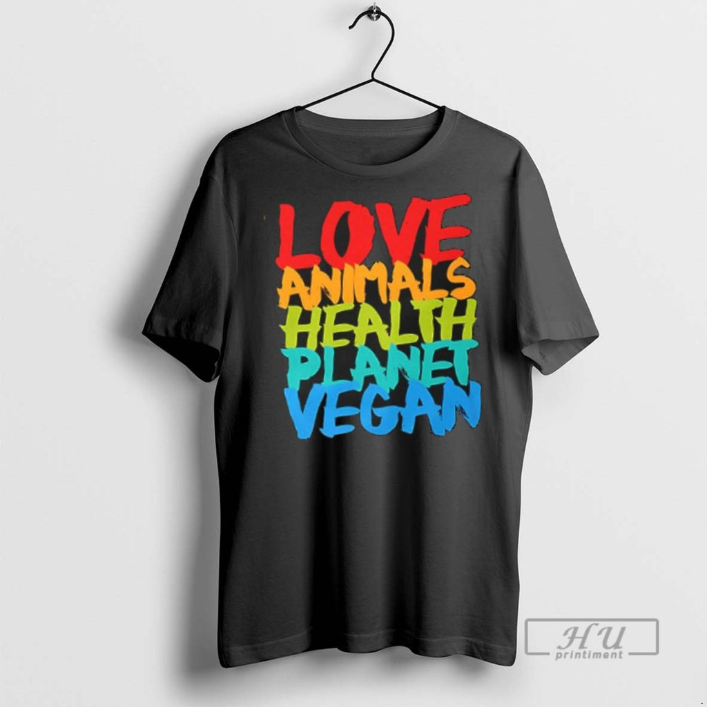 Officials Love Animals Health Planet Vegan T Shirt