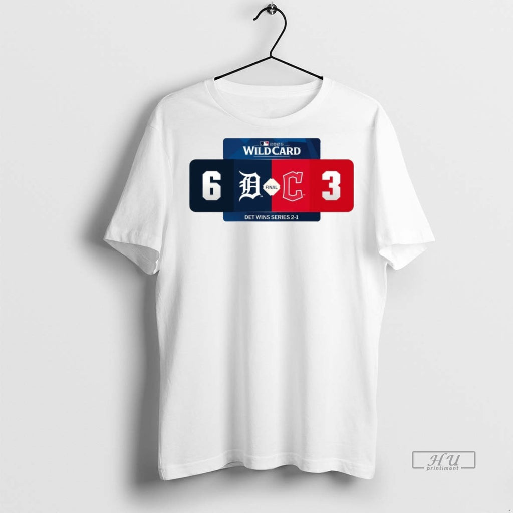 Officials Mlb Wild Card 2025 Detroit Tigers 6 3 Cleveland Guardians Final Det Win Series