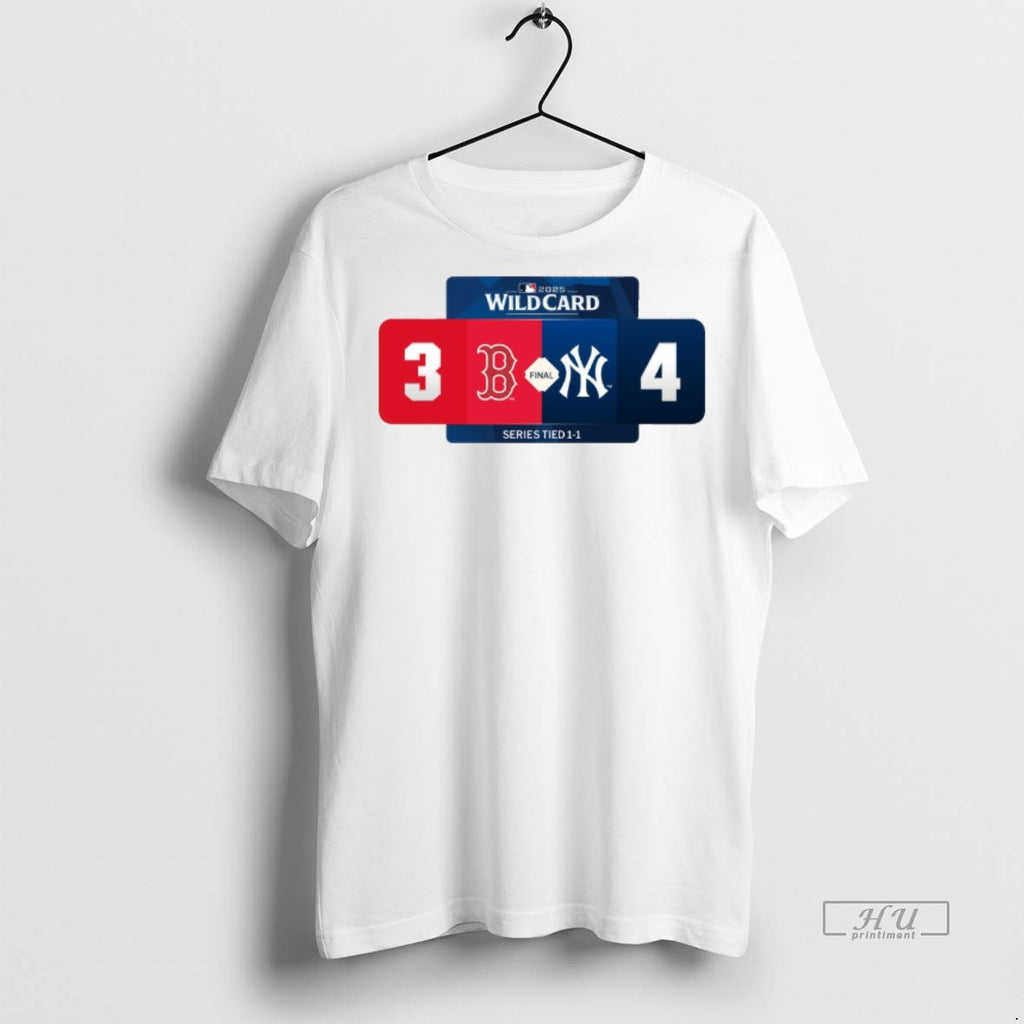 Officials Mlb Wild Card 2025 New York Yankees 4 3 Boston Red Sox Final Series