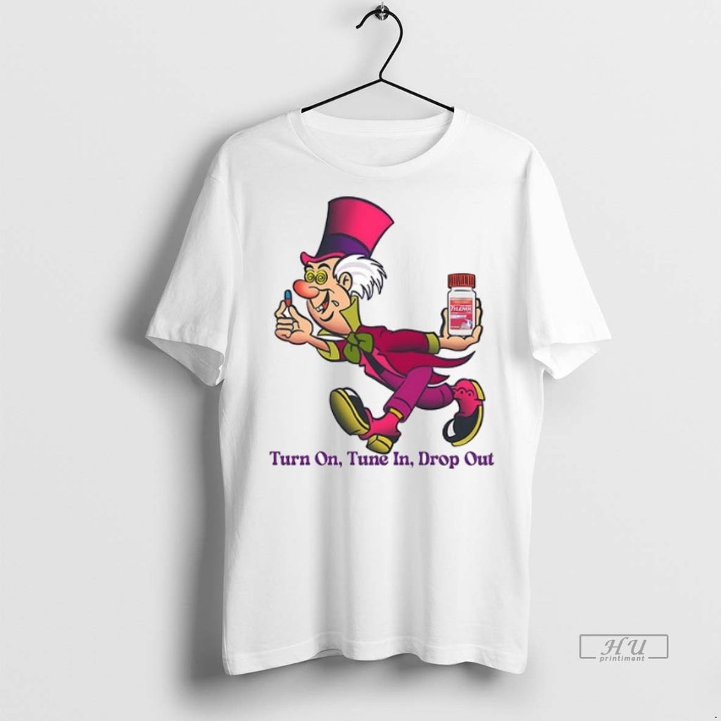 Officials Mad Hatter Turn On Tune In Drop Out Psychedelic Cartoon Ceramic Ceramic And Classic