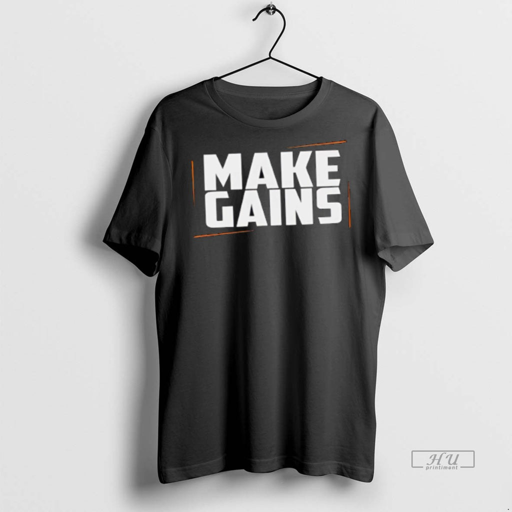 Officials Make Gains Gym Tee Sweater