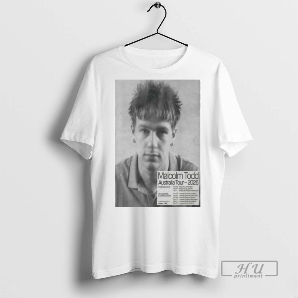 Officials Malcolm Todd Australia Tour February 2026 T Shirts Sweatshirt Hoodies