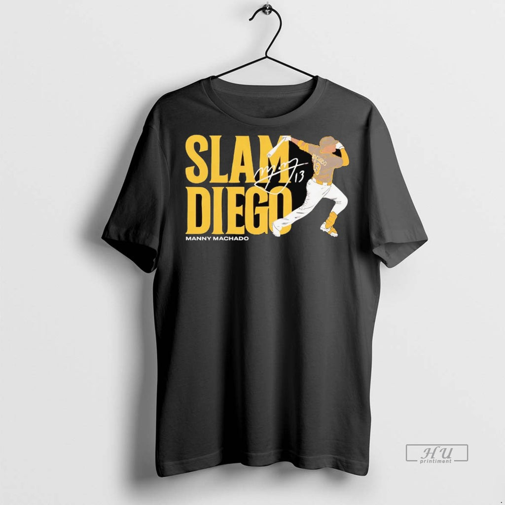 Officials Manny Machado Slam Diego Signature T Shirt Sweater