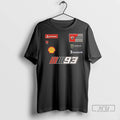 Officials Marc Marquez Ducati Lenovo Team 2 Sided T Shirts