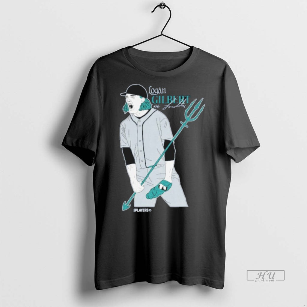Officials Mariners Logan Gilbert Trident Postseason Tee Shirt Sweater