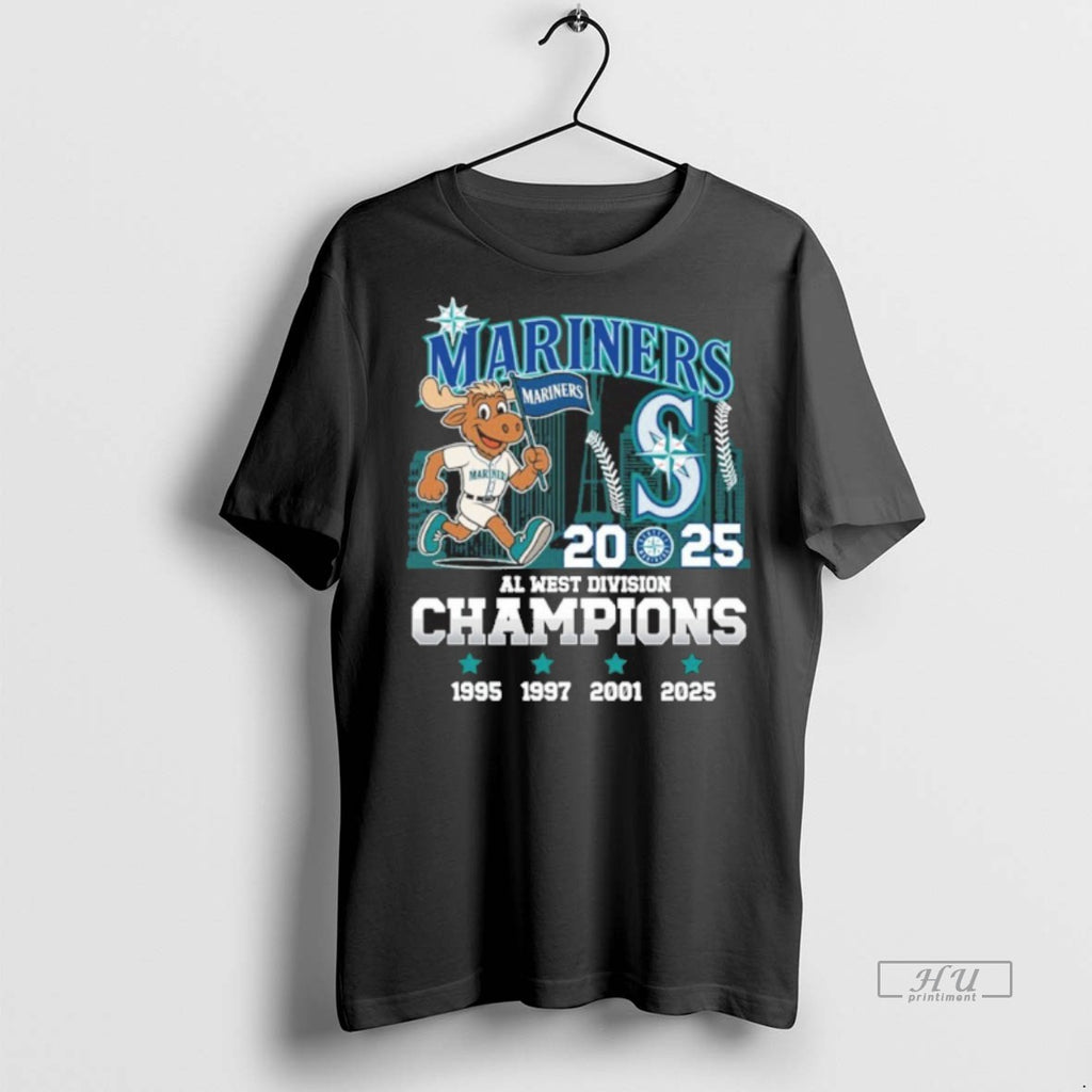 Officials Mariners Mascot Parade Al West Champions Tee Shirt Sweater