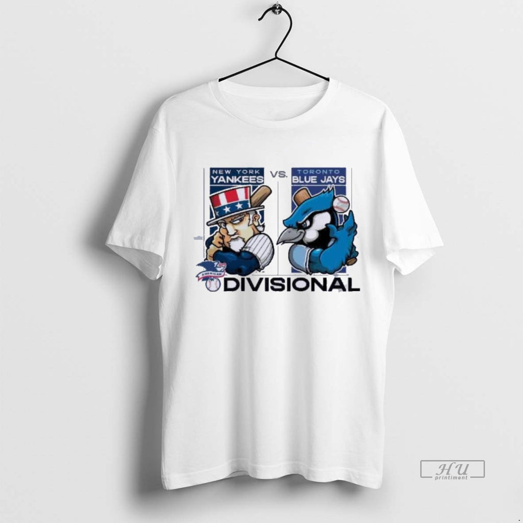 Officials Mascot Yankees Vs Blue Jays 2025 Alds Matchup Tee Shirt Sweater