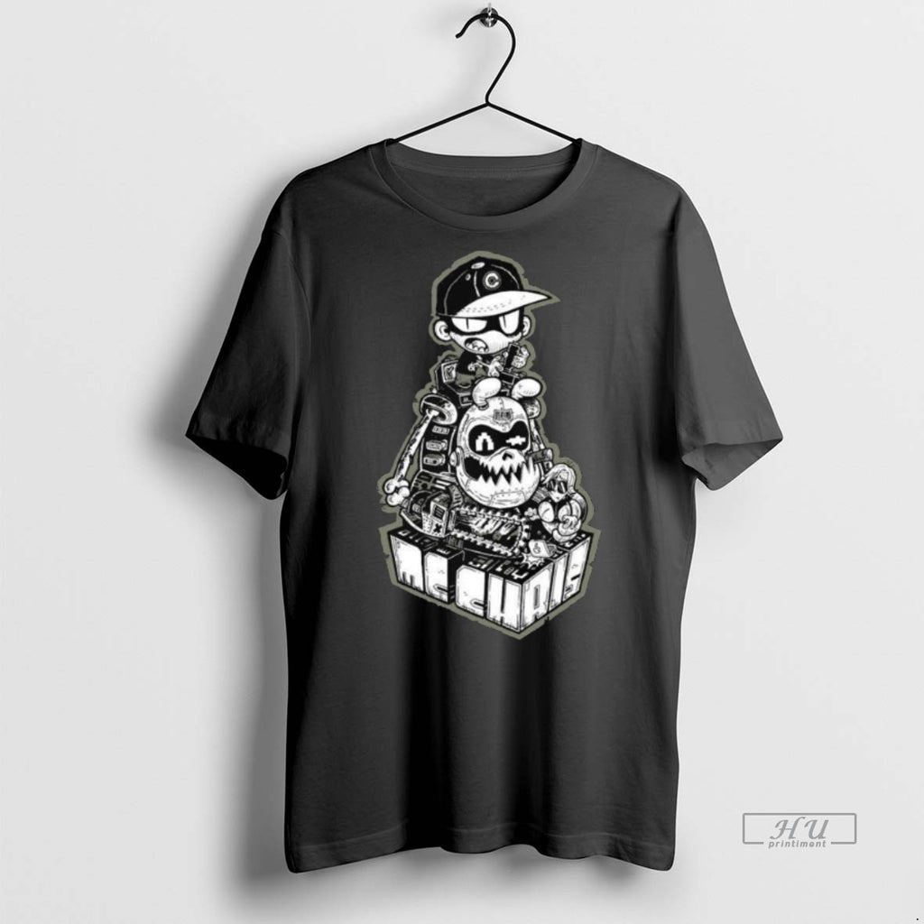 Officials Mc Chris Robot Dog Long Sleve Tee Shirt Sweater