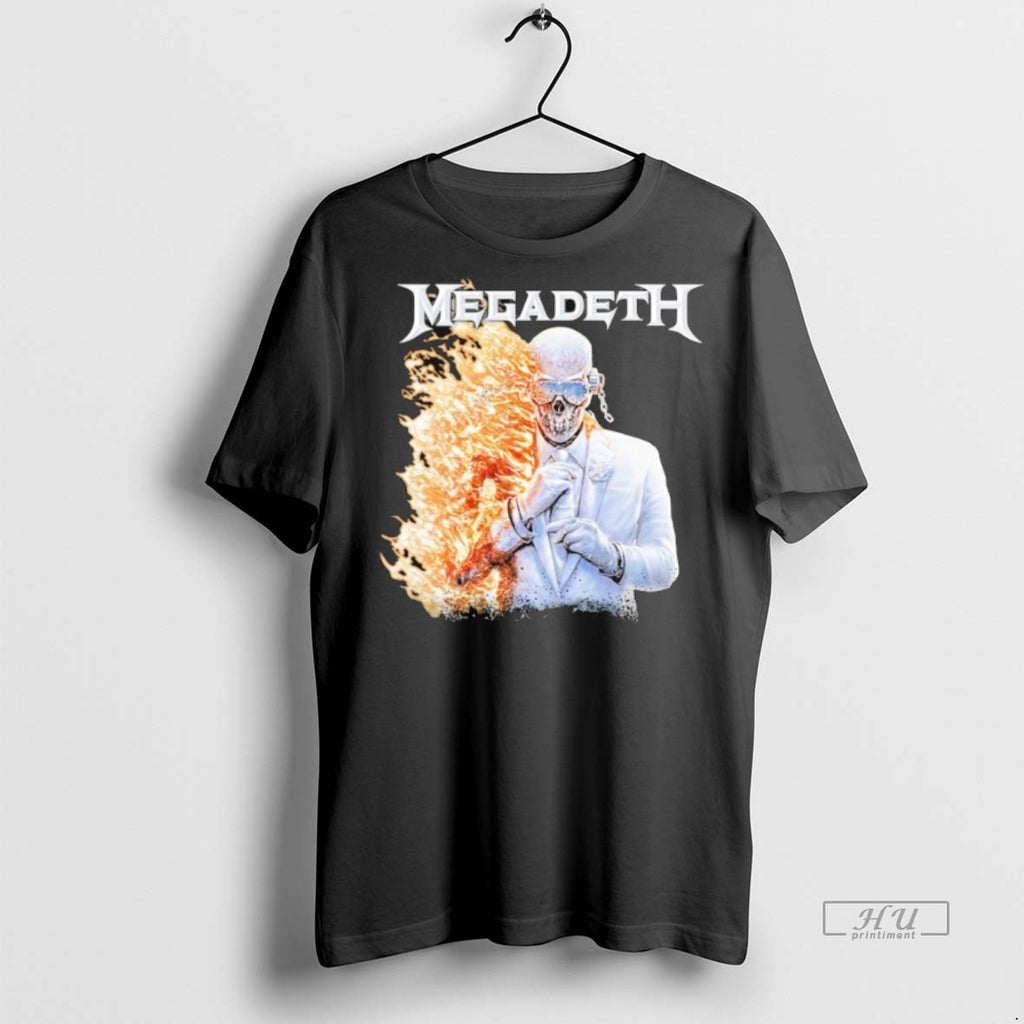 Officials Megadeth Flame Vic Tee Shirt Sweater