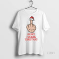 Officials Merry Fucking Christmas Middle Finger Tee Shirt Sweater