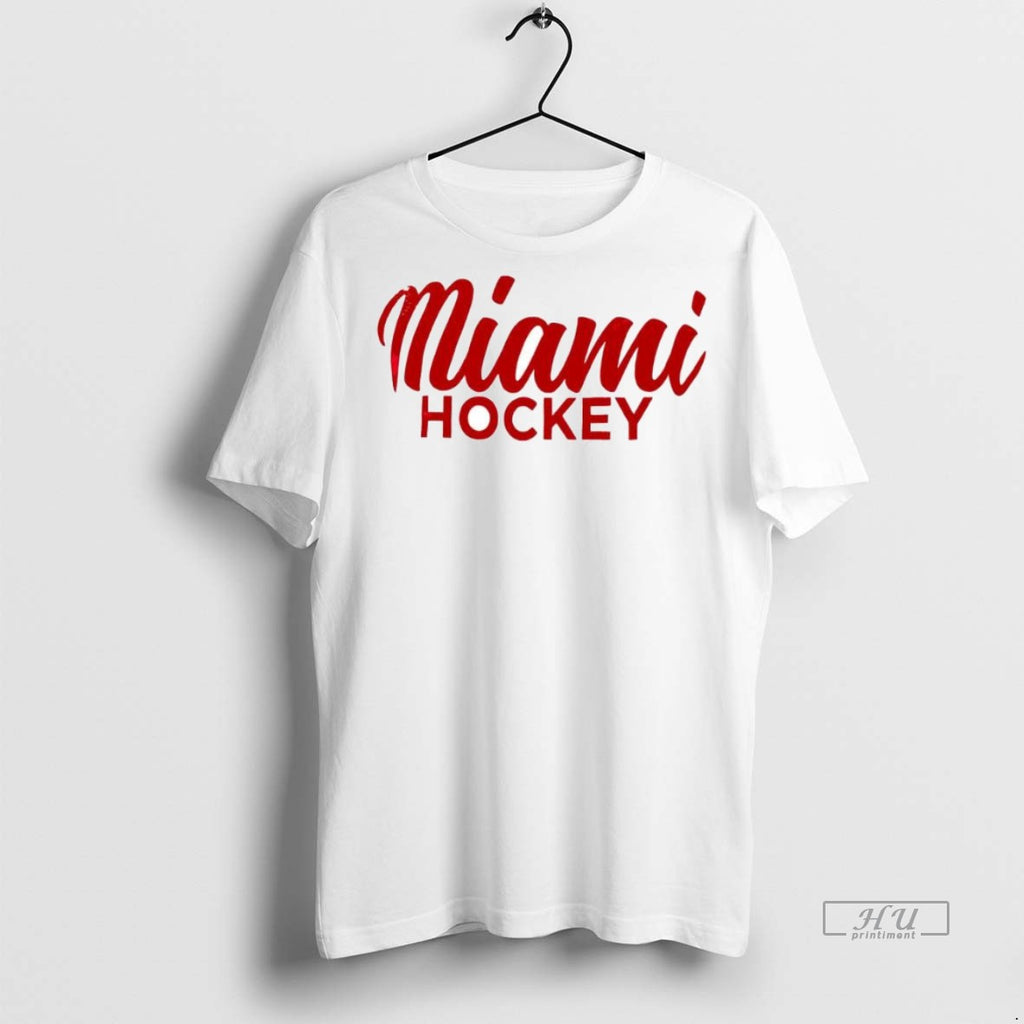 Officials Miami Hockey Brick Street Oxford Ohio Tee Shirt Sweater