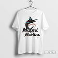 Officials Miami Marlins Baseball Stickman 2 Sided 1 T Shirts
