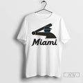 Officials Miami Marlins Baseball Stickman 2 Sided T Shirts