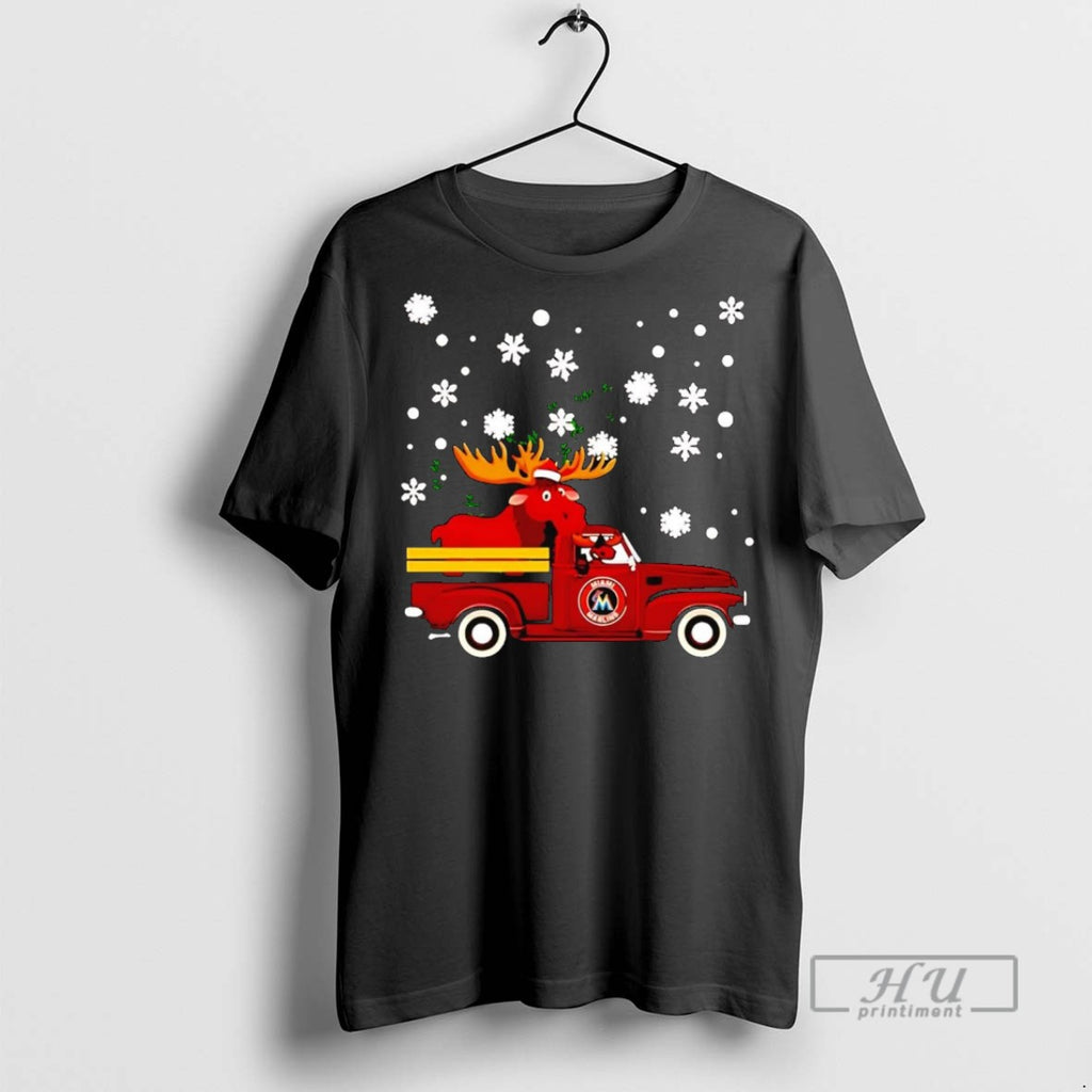 Officials Miami Marlins Bring Christmas Home Tee Shirt