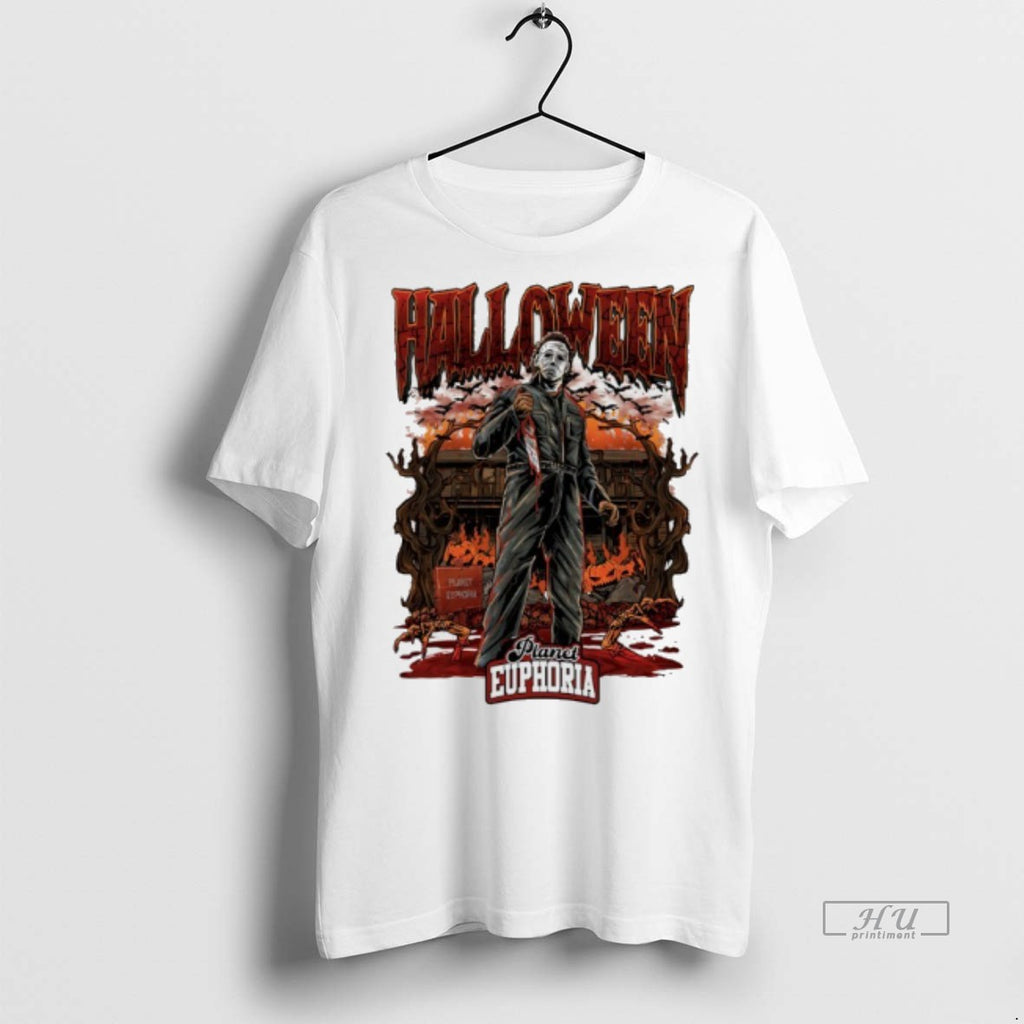 Officials Michael Myers Halloween Movie Graphic Tee Shirt Sweater