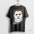 Officials Michael Myers Hoosier Map Halloween T Shirts