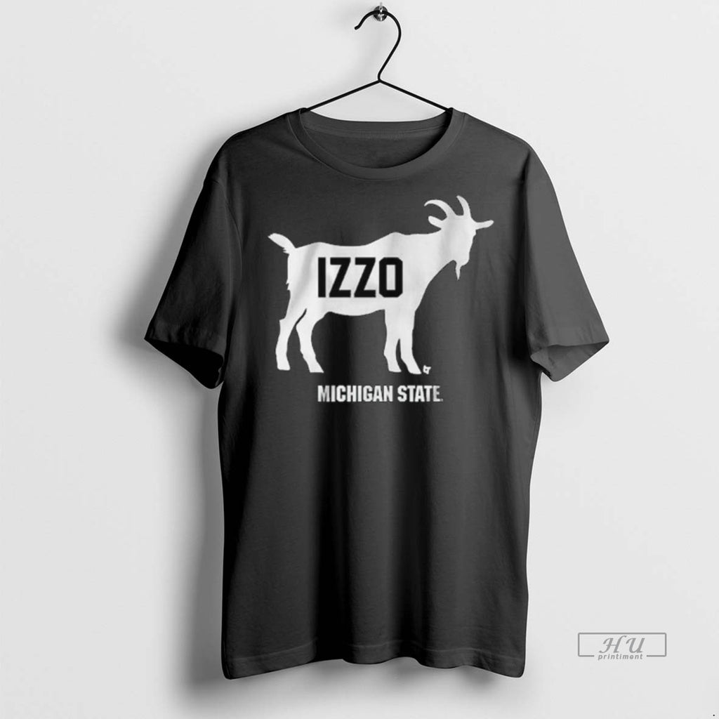 Officials Michigan State Basketball Izzo Goat Long Sleve Tee Shirt Sweater