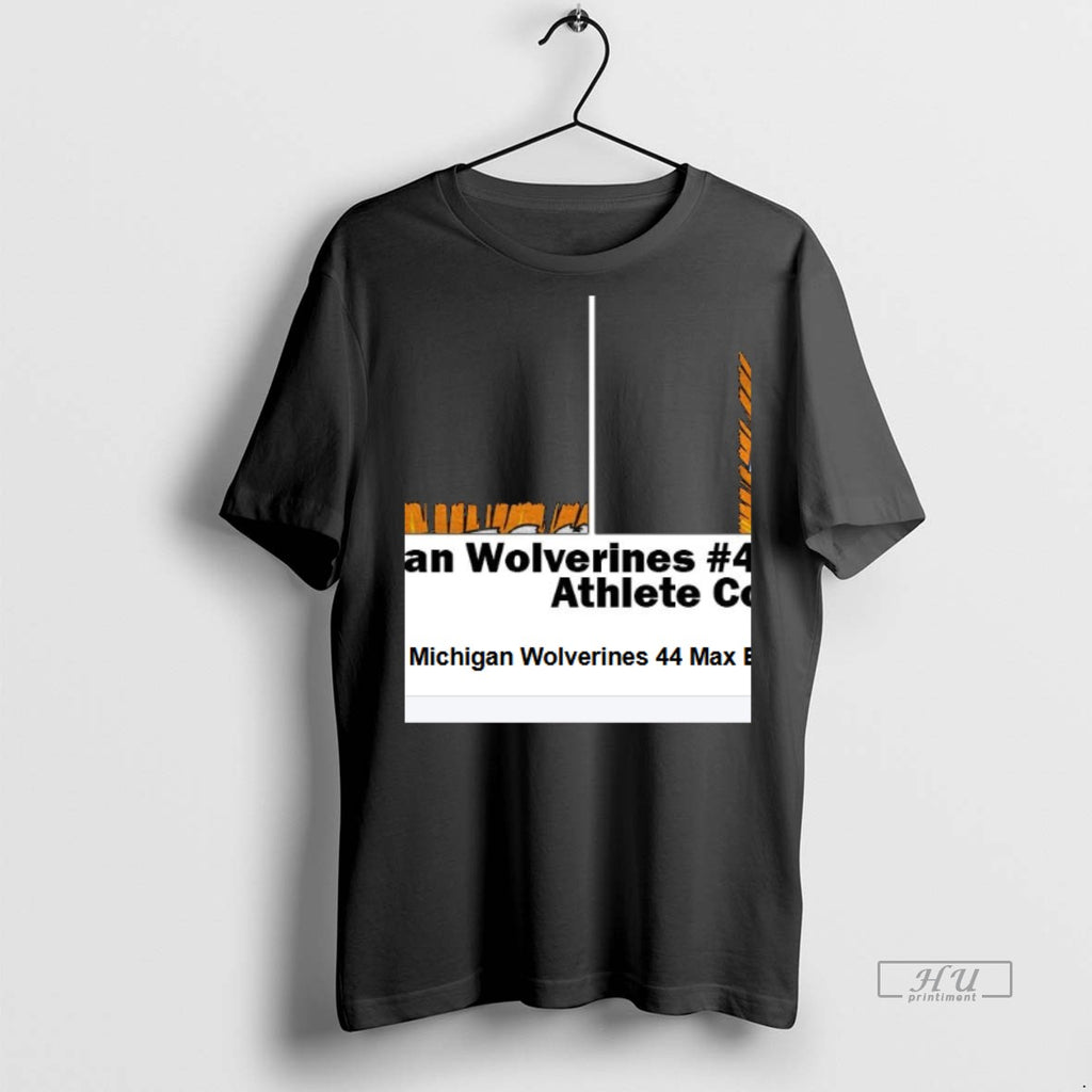 Officials Michigan Wolverines 44 Max Bredeson Student Athlete Comic Tee Shirt Sweater