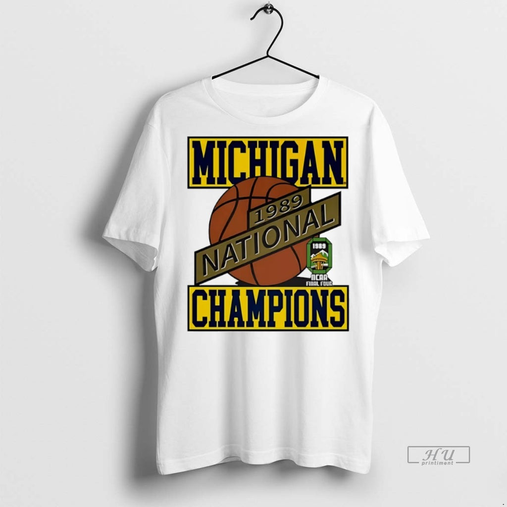 Officials Michigan Wolverines Basketball National Champions 1989 T Shirt Sweater