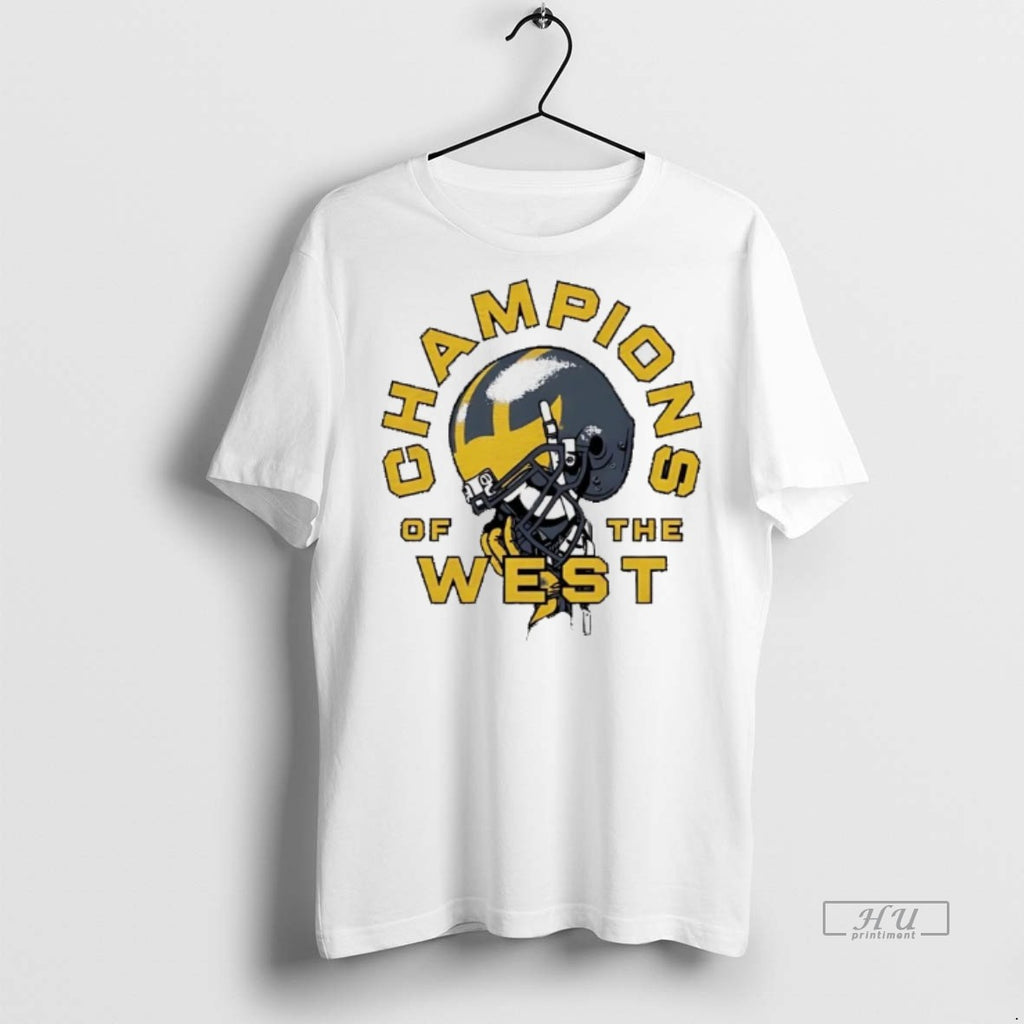 Officials Michigan Wolverines Homefield Champions Of The West Tee Shirt Sweater