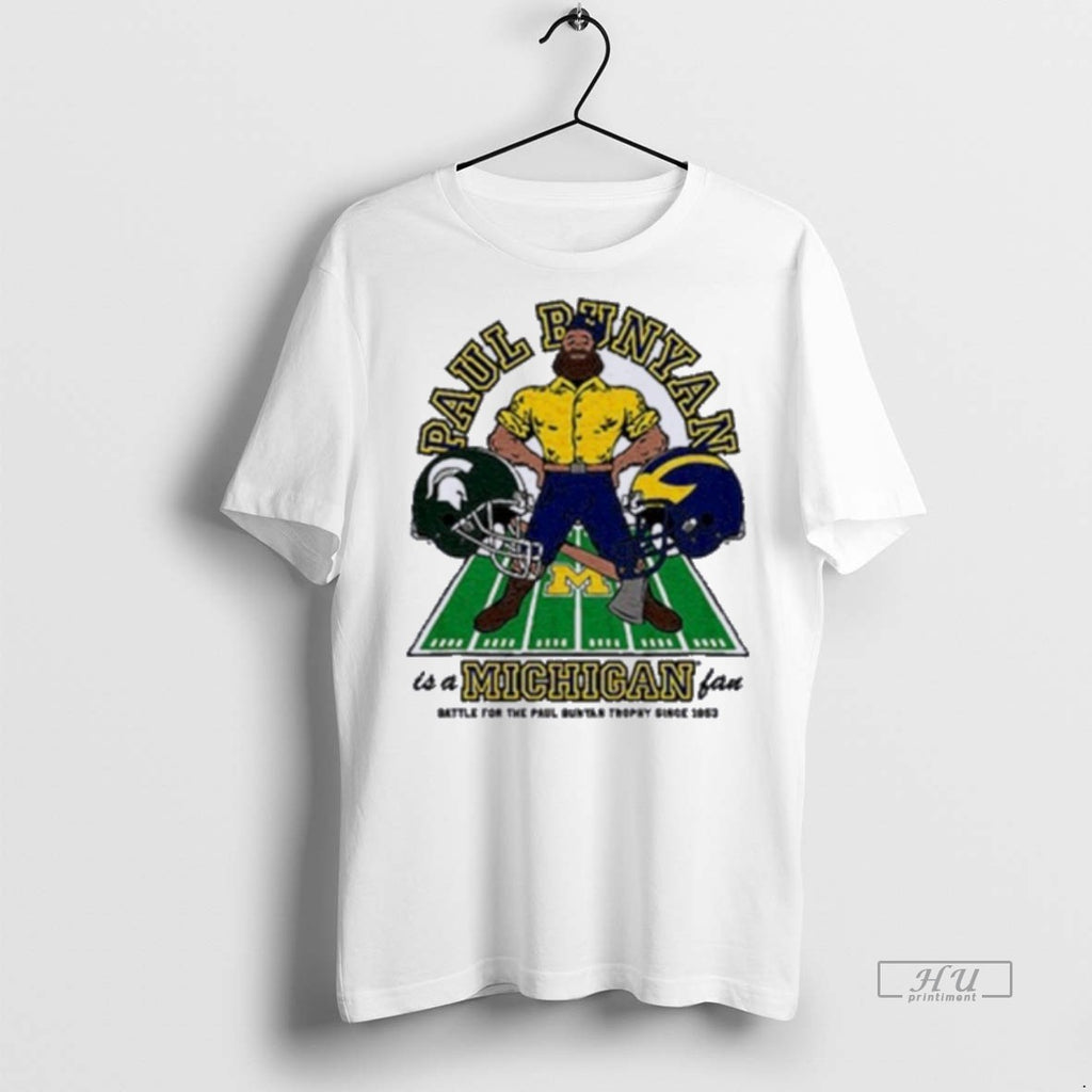 Officials Michigan Wolverines Paul Bunyan Is A Michigan Fan Tee Shirt Sweater