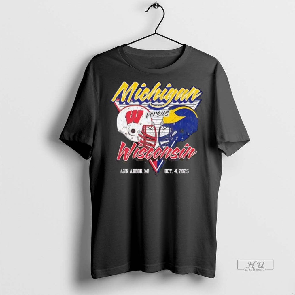 Officials Michigan Wolverines And Wisconsin Badgers Football 2025 Tee Shirt Sweater