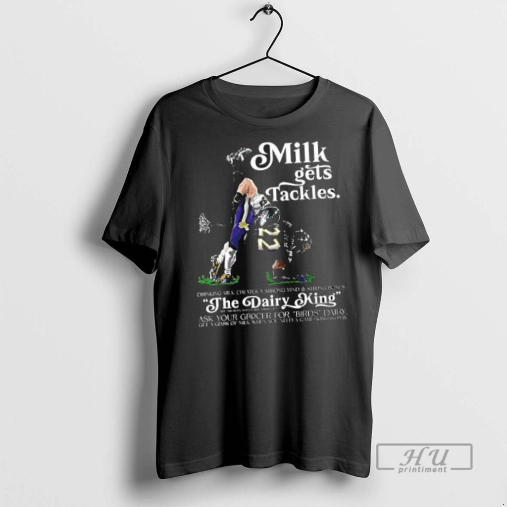 Officials Milk Gets Tackles The Dairy King T Shirt