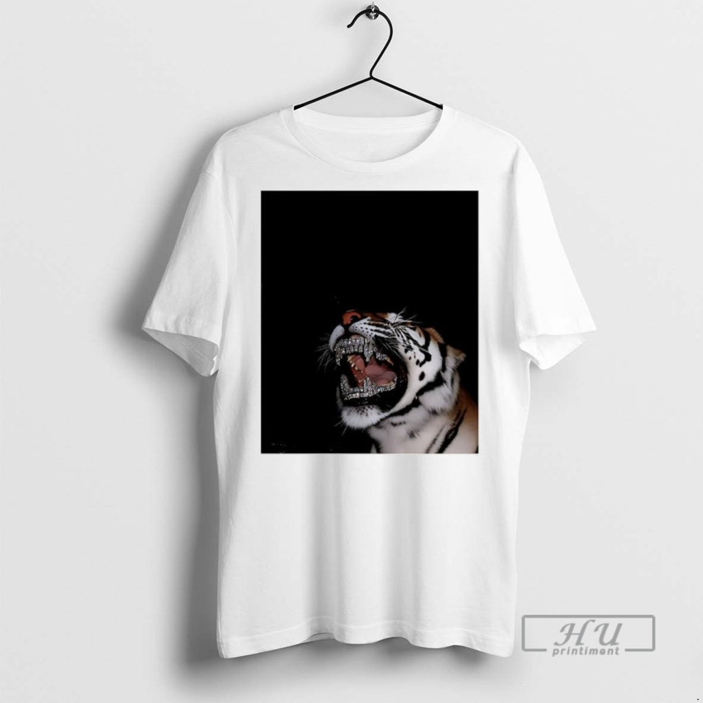 Officials Mini Archillect Tiger With Diamond Grillz T Shirts