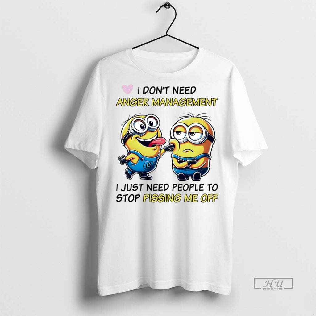 Officials Minions I Dont Need Anger Management I Just Need People T Shirt Sweater