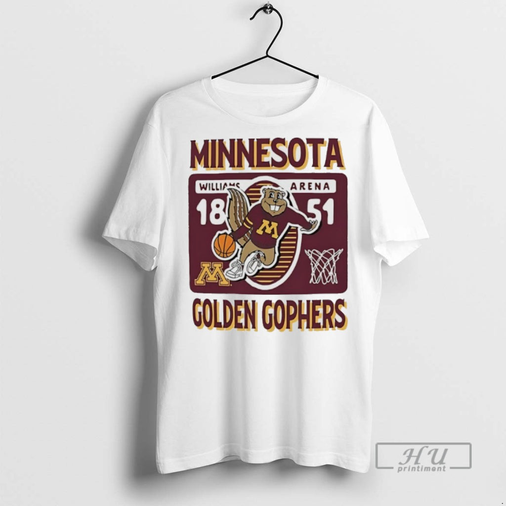 Officials Minnesota Golden Gophers Basketball 1851 Williams Arena Mascot T Shirts